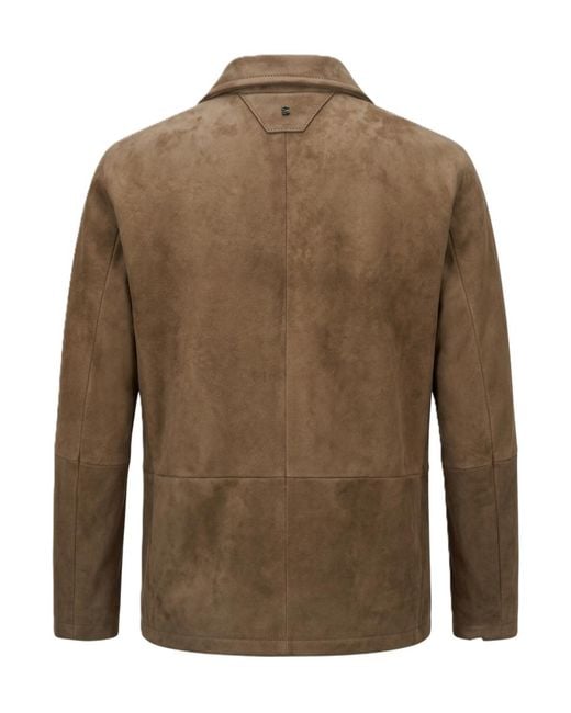 Salvatore Santoro Brown Double-Breasted Tailored Jacket
