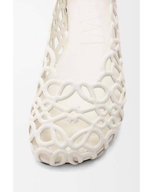 Loewe Natural Petal-Shaped Character Puzzle Ballet Slippers