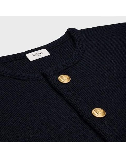 Céline Blue Cardigan Jacket for men
