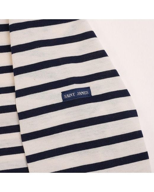 Saint James Blue Long-Sleeve T-Shirt