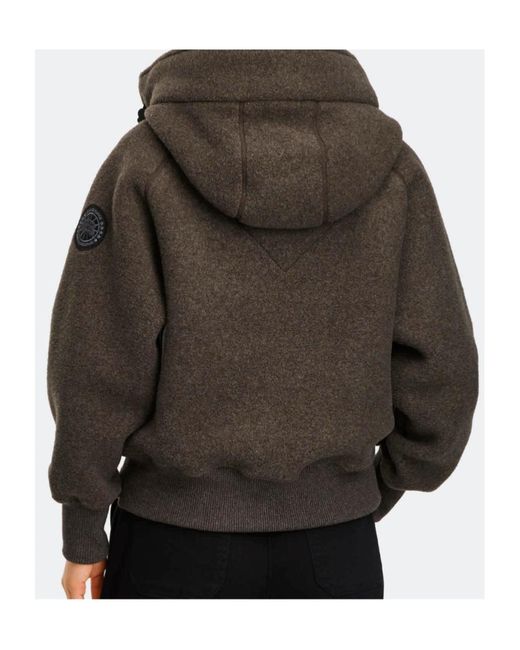 Canada Goose Gray Chilliwack Hooded Bomber Jacket