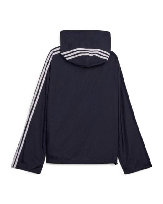 Y-3 Blue Wired 3-Stripe Track Jacket for men