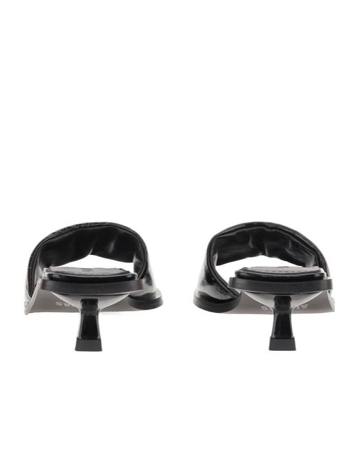 Alohas Black Square Toe Sandals