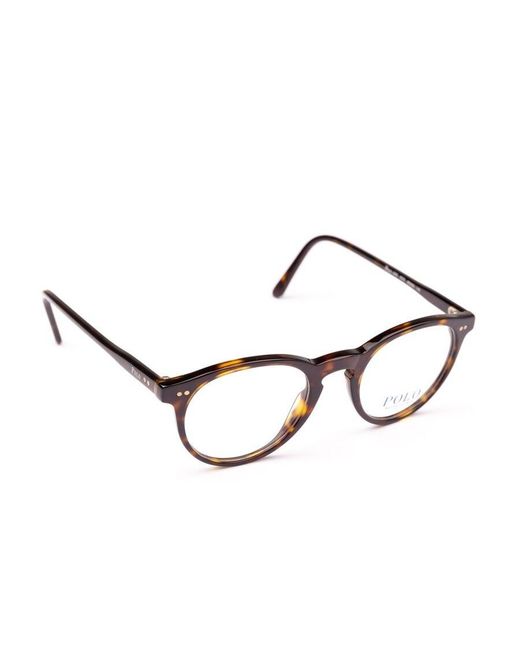 Polo Ralph Lauren Metallic Eyewear Round Frame Glasses for men