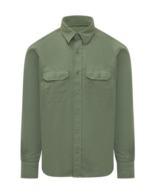 Tom Ford Green Long-Sleeved Shirt for men