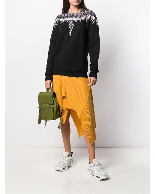 Marcelo Burlon Black Norwegian Wings Hoodie