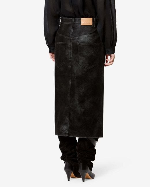 Isabel Marant Black Belted Skirt