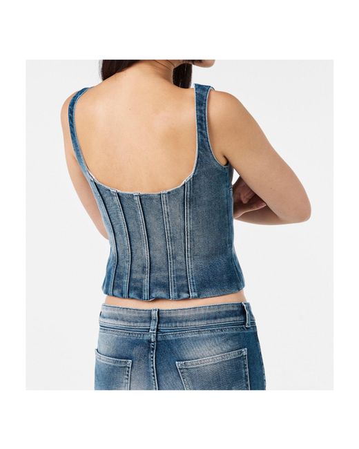 Off-White c/o Virgil Abloh Blue Camisole Top