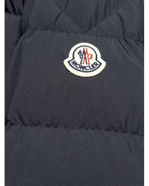 Moncler Gray Baudinet Zip-Up Short Padded Jacket for men