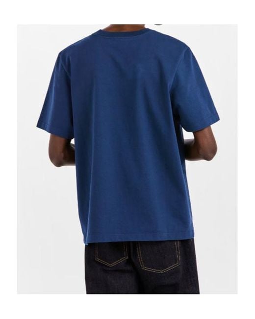 Casablanca Blue Classic Logo T-Shirt for men