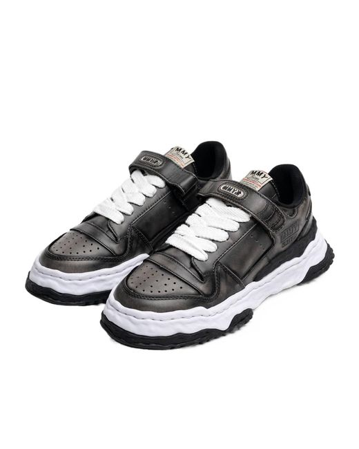 Maison Mihara Yasuhiro Black Keith Touch-Strap Sneakers for men