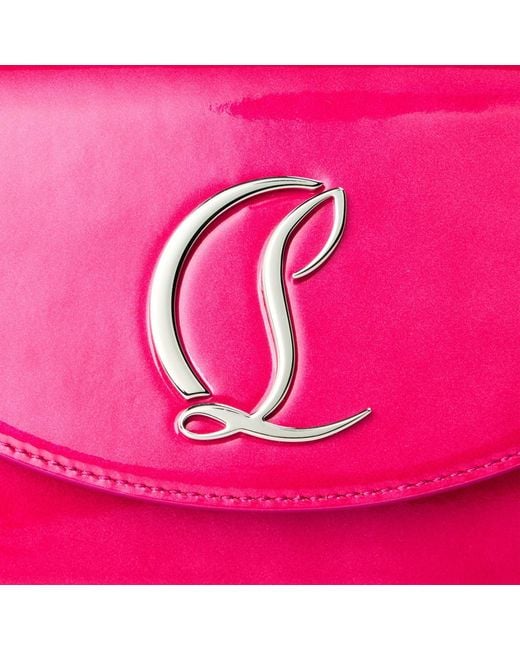 Christian Louboutin Pink Versatile Leather Clutch