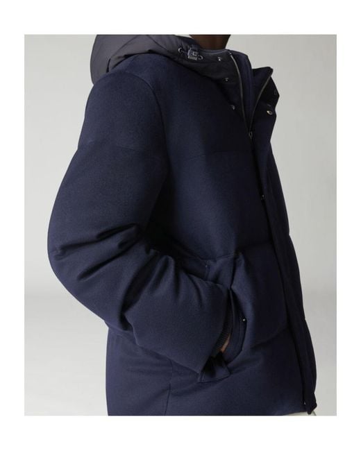 Loro Piana Blue Snow Wander Pilot Down Jacket for men