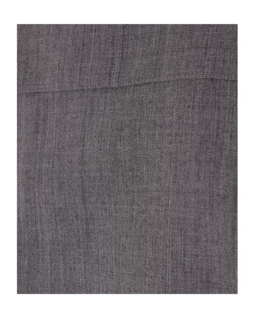 Jil Sander Gray Wool Shirt Jacket for men