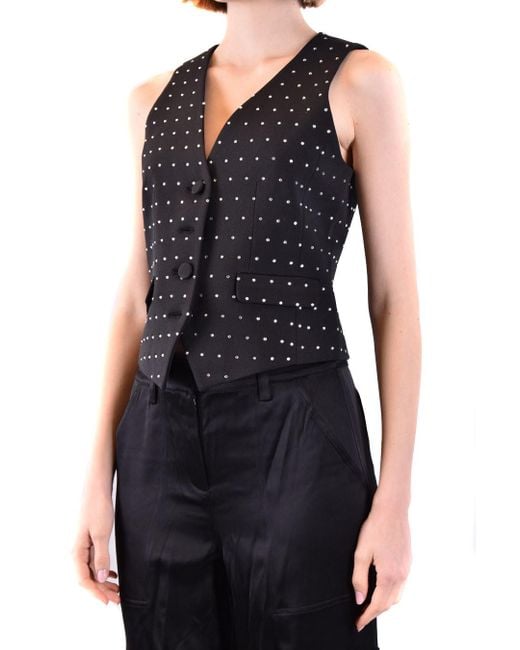 MICHAEL Michael Kors Black Sleeveless Vest