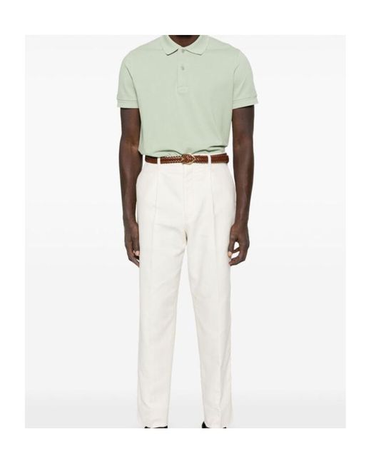 Tom Ford Green Tennis Piquet Polo Shirt for men