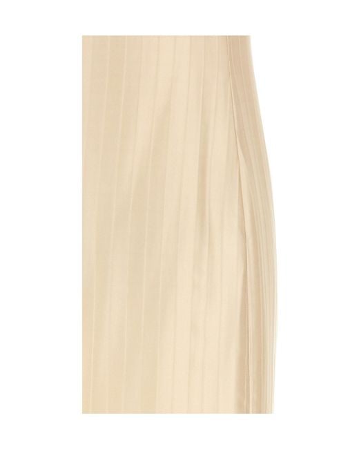 Loulou de Saison Natural Off Shoulder Dress