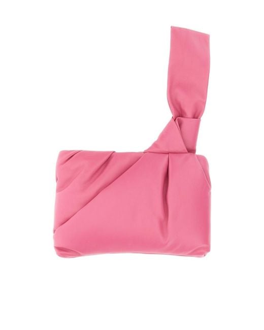 Ambush Pink Logo Lettering Wrist Clutch Bag