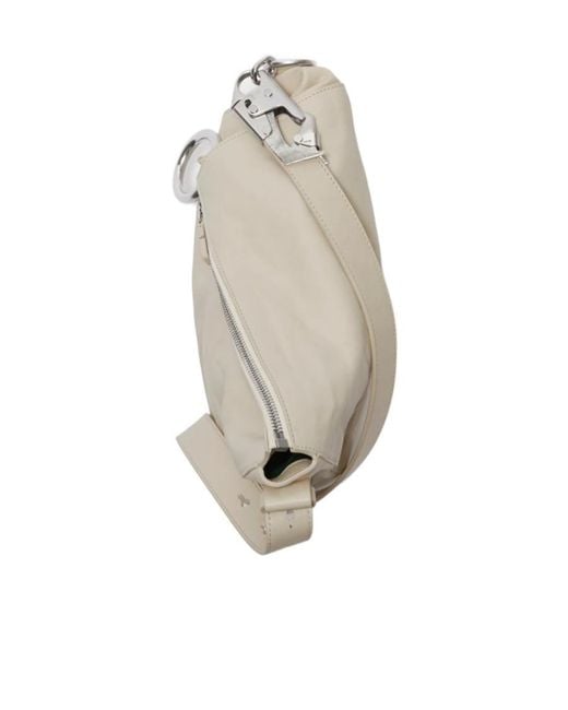 Burberry White Knight Small Leather Shoulder Bag