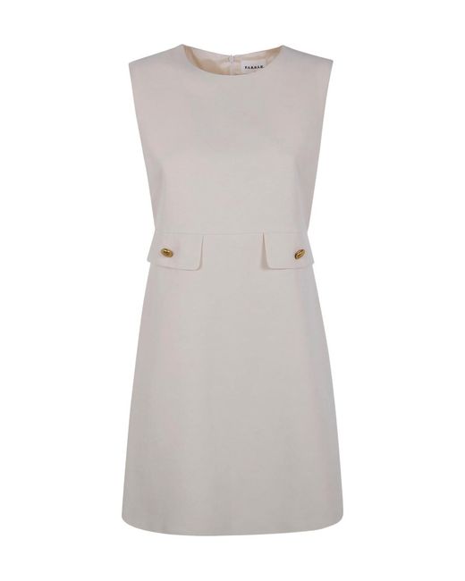 P.A.R.O.S.H. Gray Pocket Shift Dress