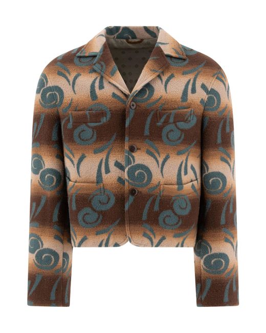 Kapital Brown Baba Sawyer Napping Suit Jacket for men