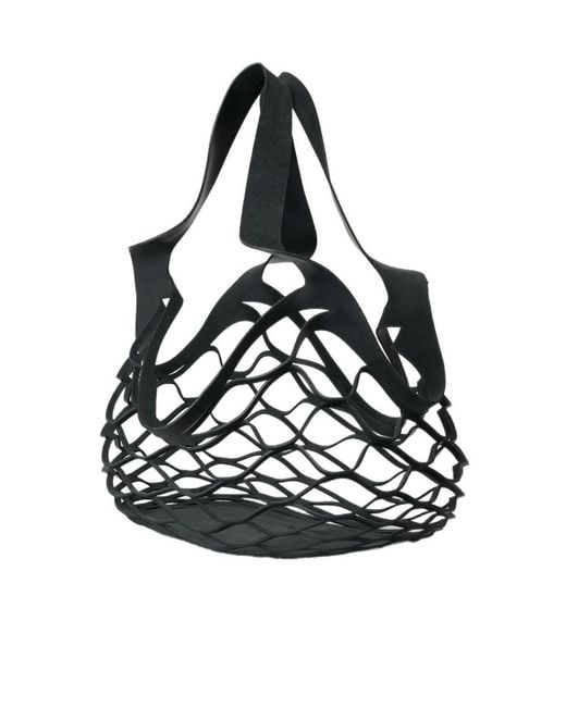 Our Legacy Black Media Cut Shoulder Bag