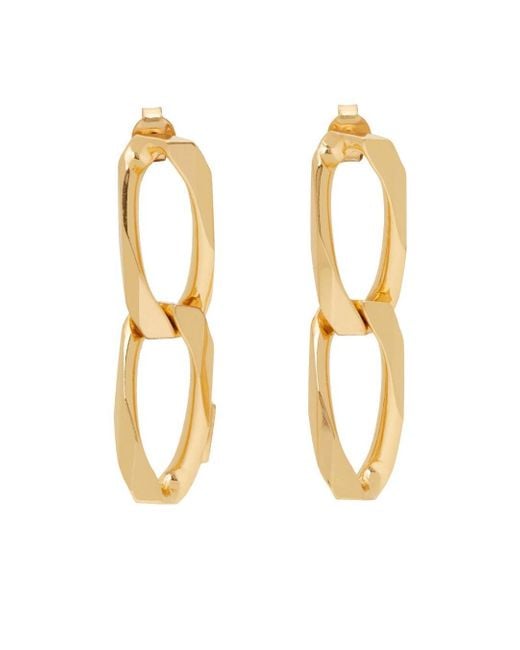 Emanuele Bicocchi Metallic Chain-Link Earrings