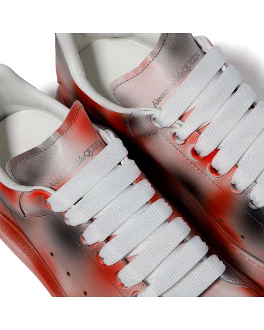 McQueen Red Logo Board Shoes for men