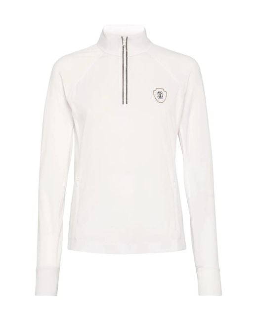 Brunello Cucinelli Gray Half Zip Turtleneck Sweatshirt