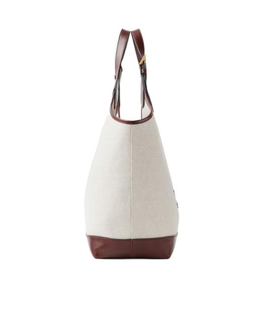Versace White Rivière Large Tote Bag
