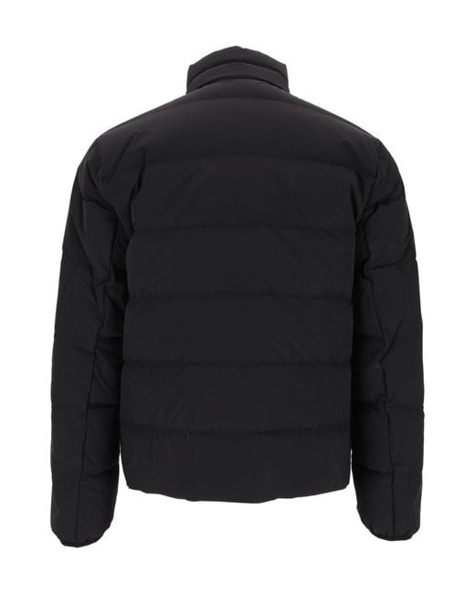 Emporio Armani Black Zip-Up Bomber Jacket for men