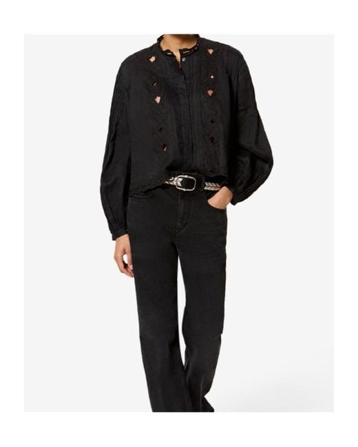 Isabel Marant Black Rubra Top