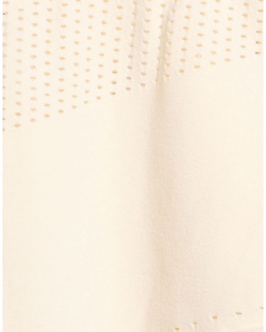 Max Mara Natural Solid-Colored Knit Shorts