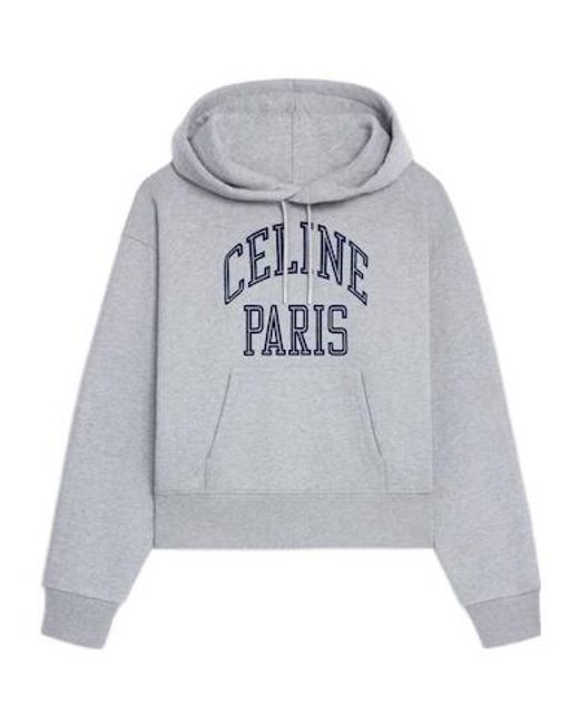 Céline Gray Loose Hoodie