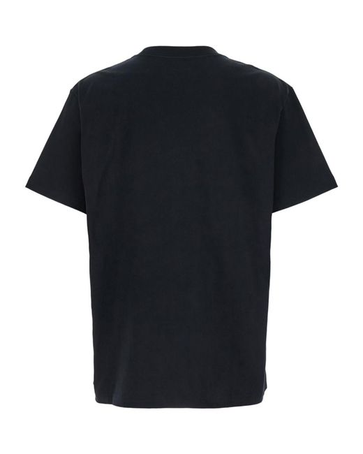 Purple Brand Black Crew Neck T-Shirt for men