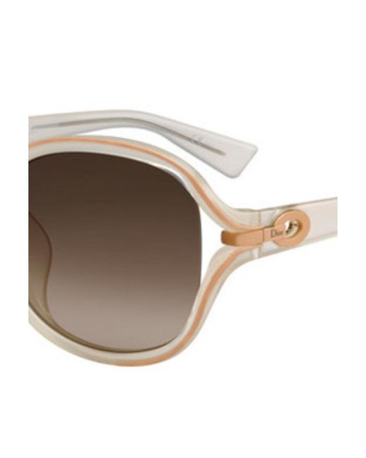 Dior White Logo Sunglasses