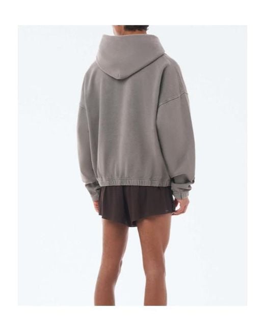 Satisfy Gray Softcell Logo Hoodie for men