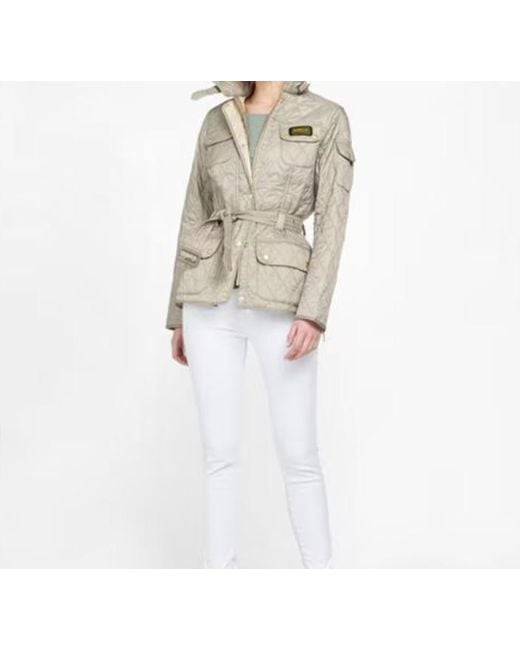 Barbour Gray Quilted Jacket