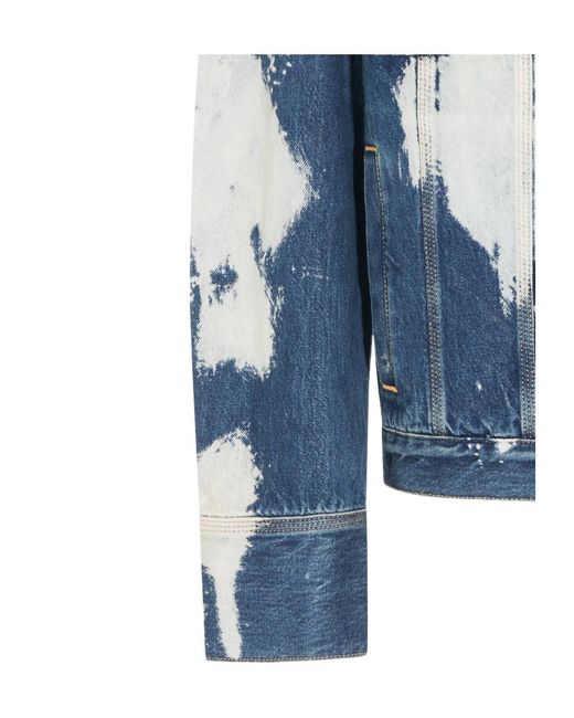Vivienne Westwood Blue Collared Denim Jacket for men