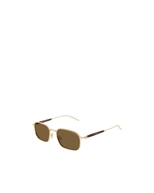 Montblanc Multicolor Eyewear Square Frame Sunglasses for men