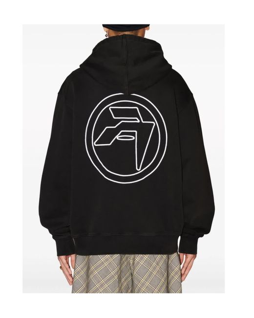 Ambush Black Amblem Zip-Up Hoodie for men