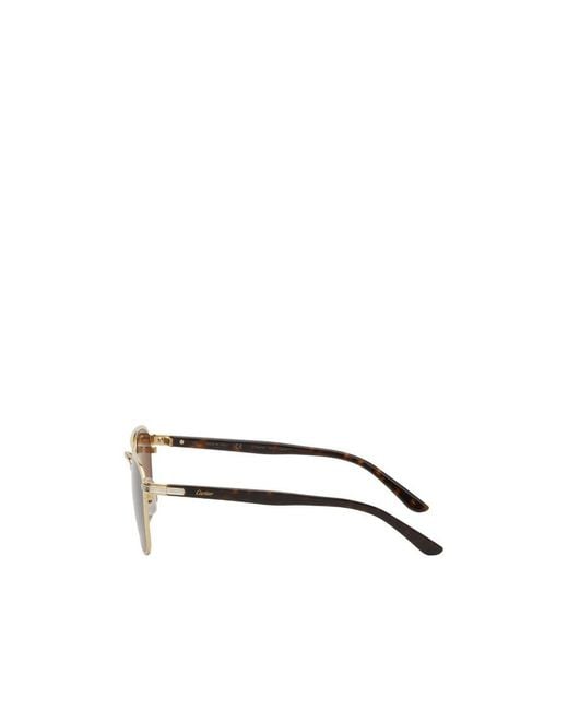 Cartier Multicolor Square Frame Sunglasses