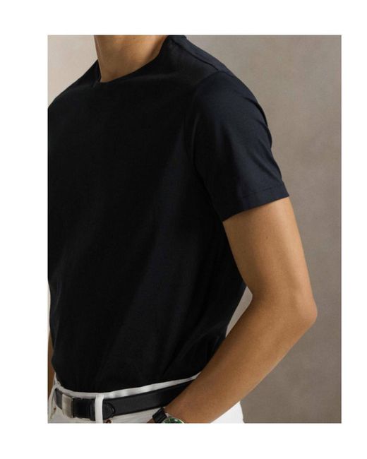 Polo Ralph Lauren Black Short Sleeved Crewneck T-Shirt for men