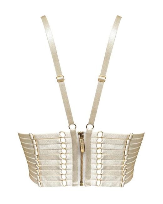 Bordelle White Multi-Strap Bra