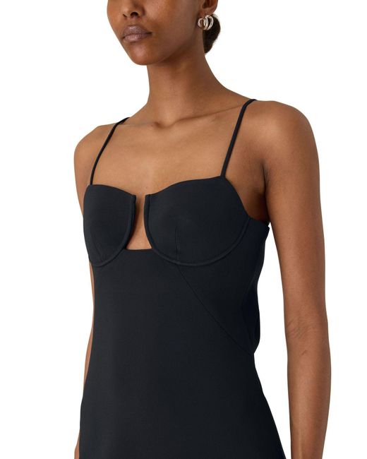 Givenchy Black Cutaway Mini Dress