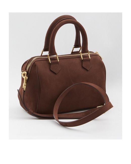Céline Brown Zipper Shoulder Bag