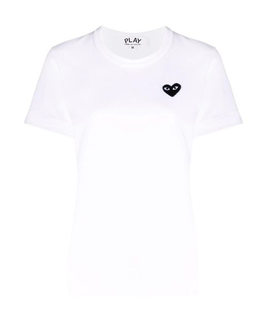 Comme des Garçons White Short-Sleeved T-Shirt for men
