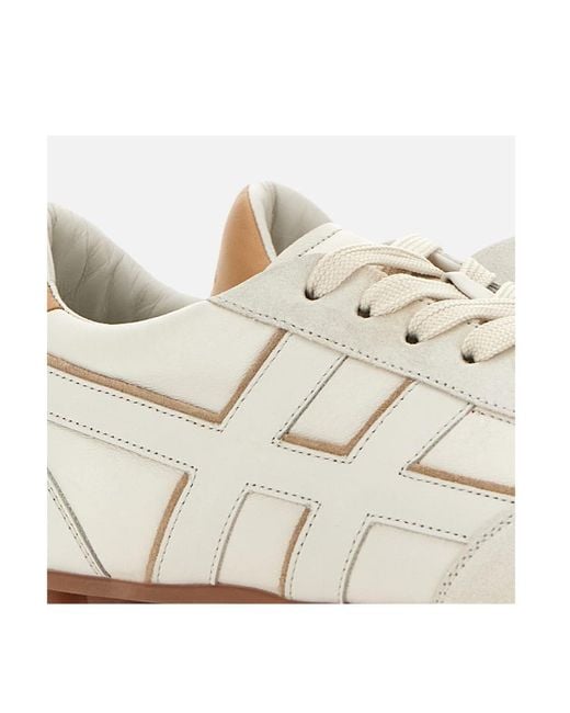 Hogan White Olympia Sneakers