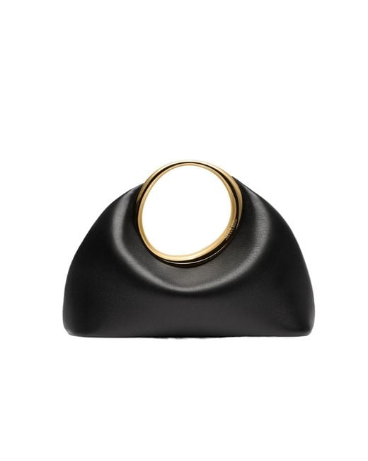 Jacquemus Black La Petite Calino Logo Detailed Tote Bag