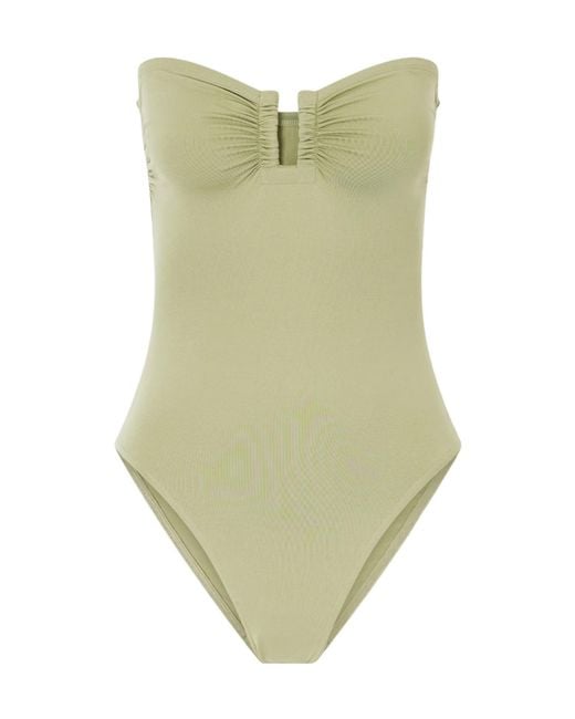 Eres Green Light Strapless One-Piece Swimsuit